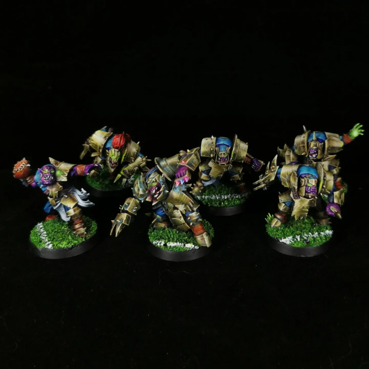 Commission peinture complément Team bloodbowl Orc + Geant proxy