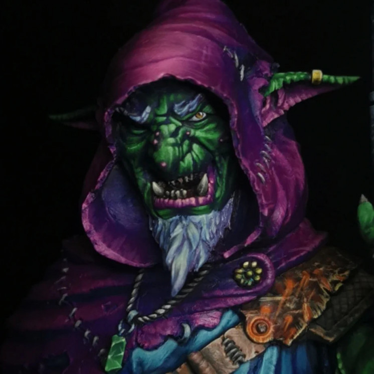 Pièce de concours catégorie confirmé buste gobelin de chez Heramodels