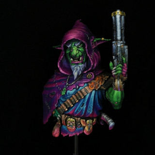 Pièce de concours catégorie confirmé buste gobelin de chez Heramodels