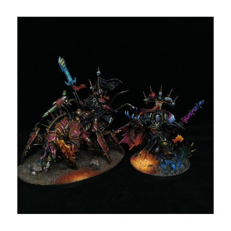 Commission peinture Petite force du Chaos warhammer40K