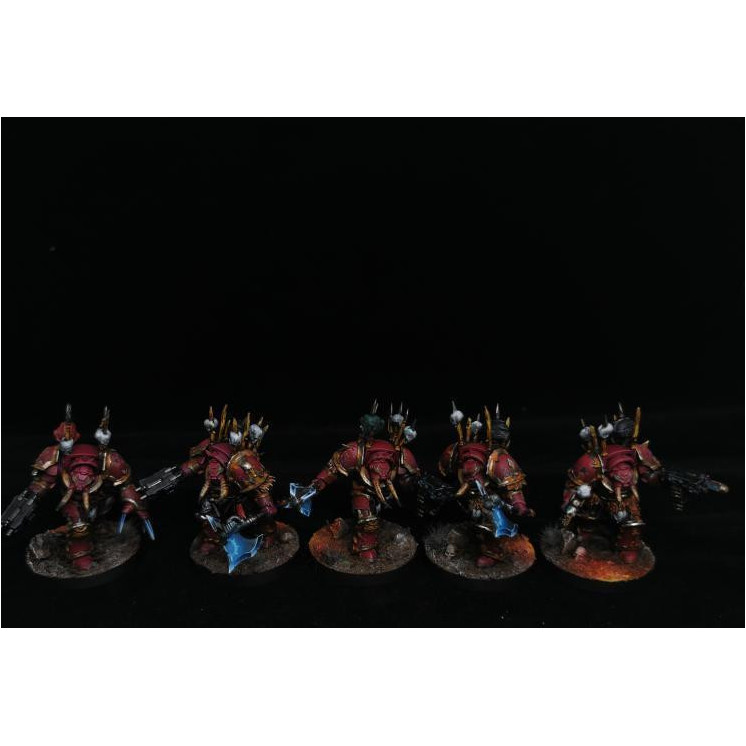 Commission peinture Petite force du Chaos warhammer40K