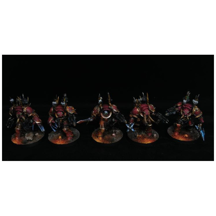 Commission peinture Petite force du Chaos warhammer40K