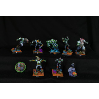 Commission peinture Team bloodbowl Necro