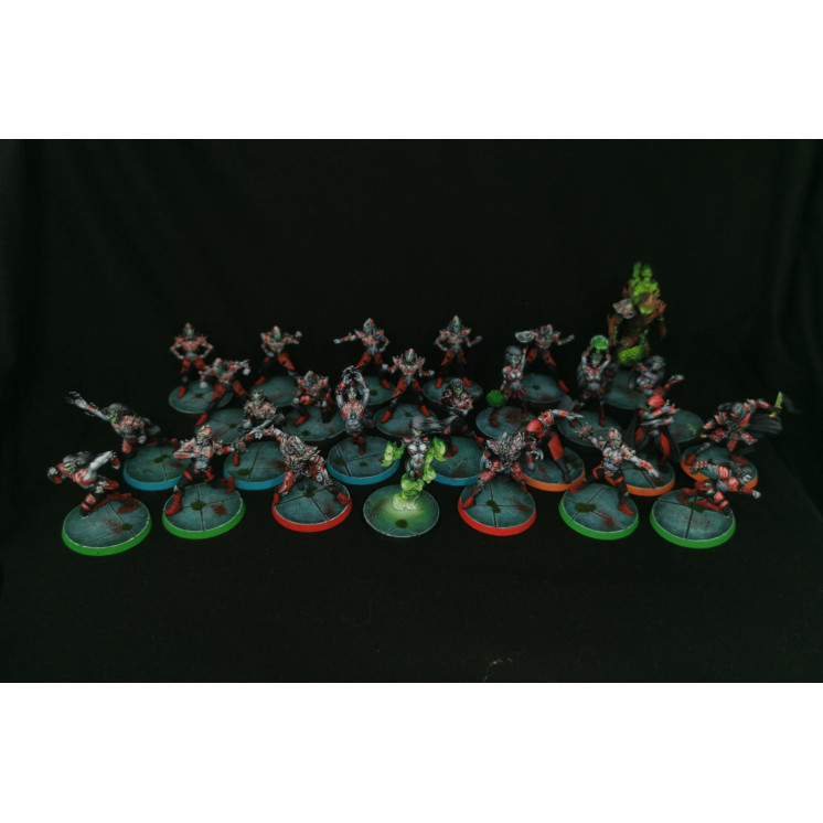Commission peinture proxy Team bloodbowl Vampire/elfenoir Greebo games
