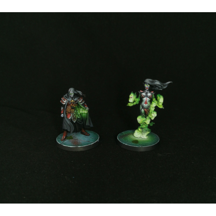 Commission peinture proxy Team bloodbowl Vampire/elfenoir Greebo games