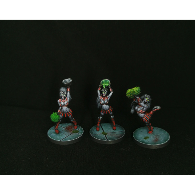 Commission peinture proxy Team bloodbowl Vampire/elfenoir Greebo games