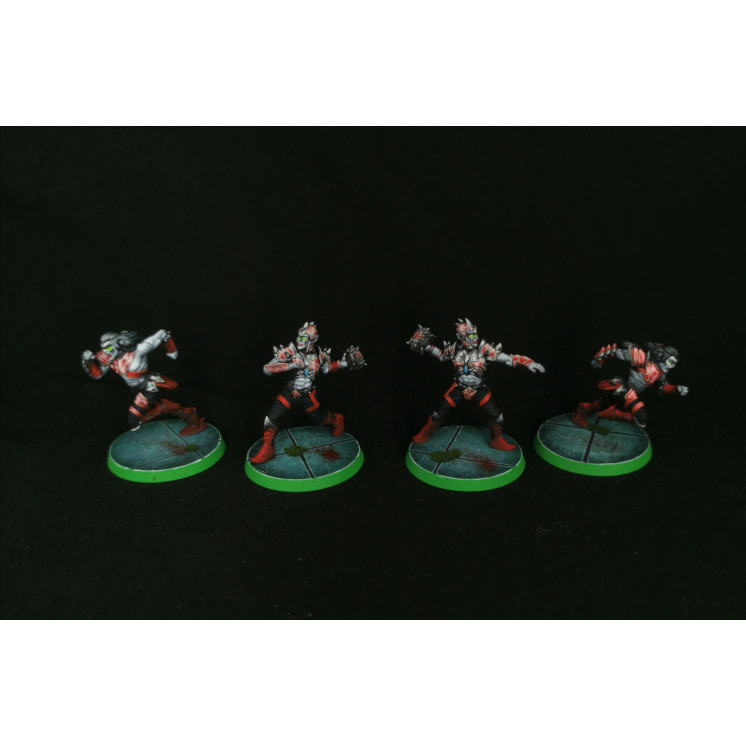 Commission peinture proxy Team bloodbowl Vampire/elfenoir Greebo games
