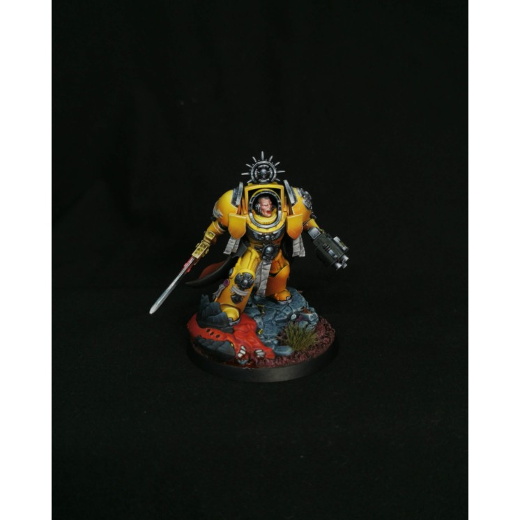 VENDU Capitaine Imperial Fists en Armure Terminator – Niveau tabletop++