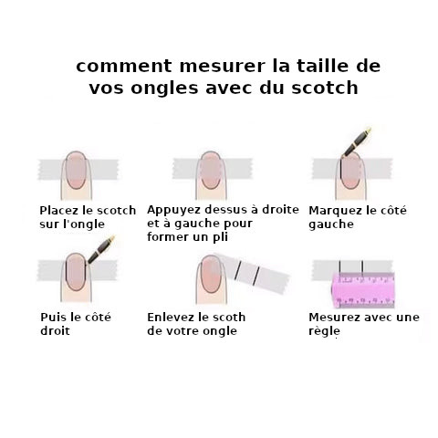 mesure press-on nails